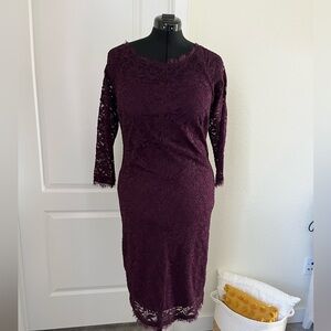Torrid midi body con dress. Size 1 (14/16).